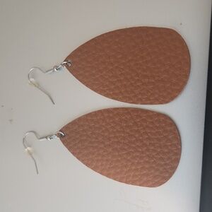 Leather earrings